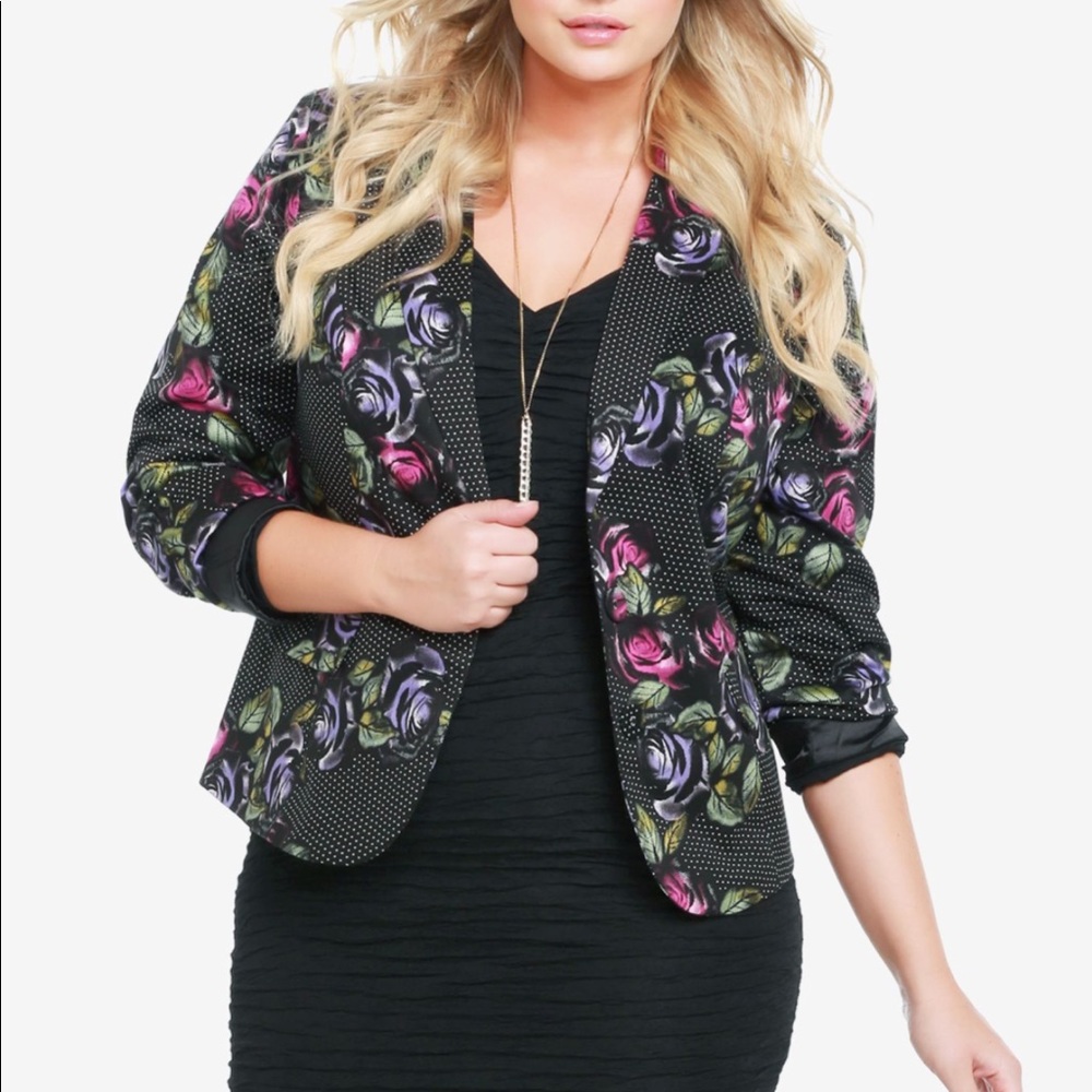 Torrid Floral Blazer